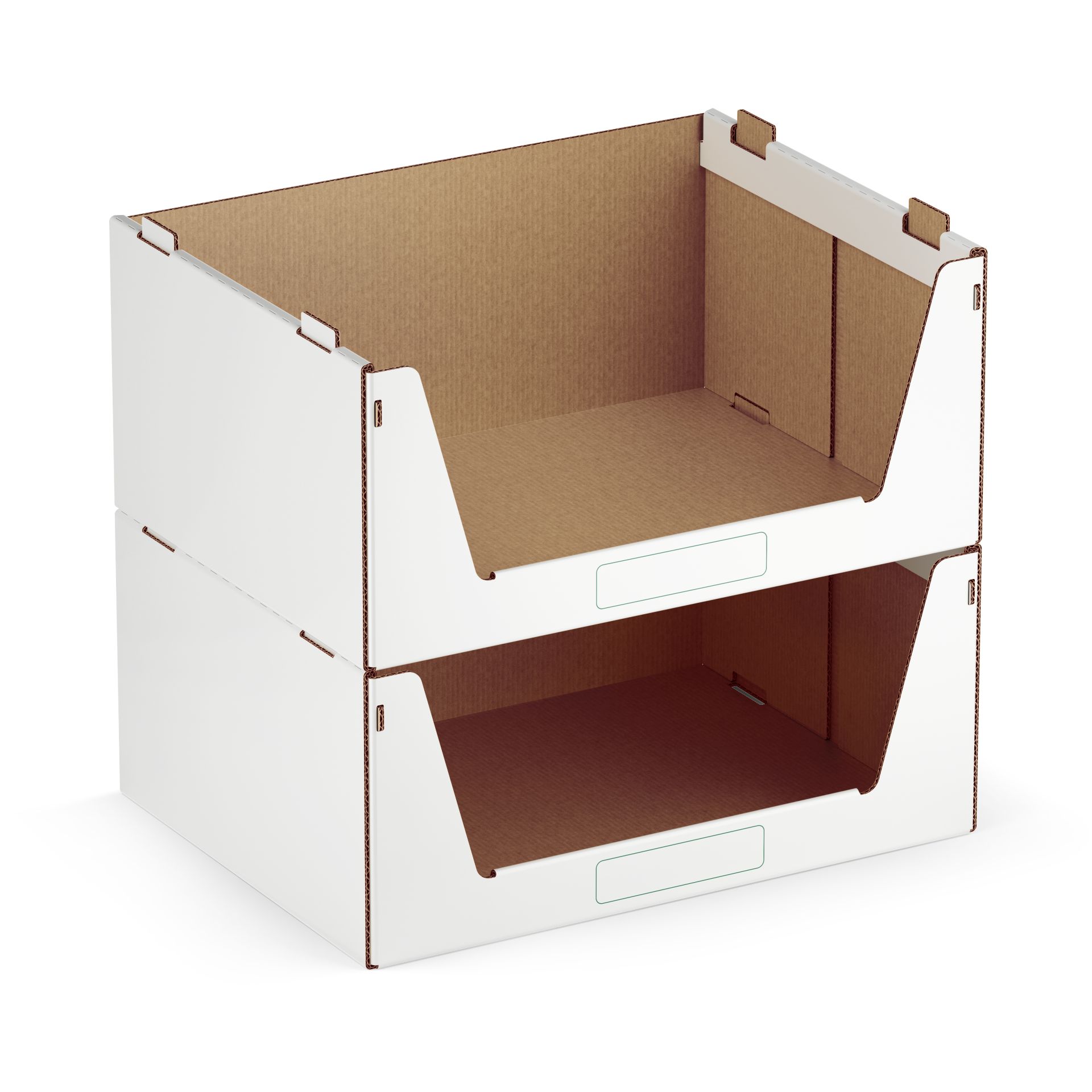 32x Regalkarton Lagerbox – Sichtbox Aus Pappe, 29 Produktbild-Vorschau 3